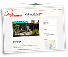 Vorschaubild Website Cafe am Wockersee