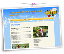 Vorschaubild Website Tagesmutter in Greifswald