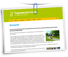 Vorschaubild Website Tagesmutti Irene